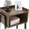 Vintage Bedside End Table Cupboard Sofa Bed Side Desk Nightstand Storage Shelf K