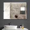 Bevelled Frameless Glass Bathroom Mirror Vanity Shower Mirror Wall Adhesive on