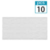 10pcs White 3D Tile Brick Wall Sticker Self-adhesive Waterproof Foam Panel Stick