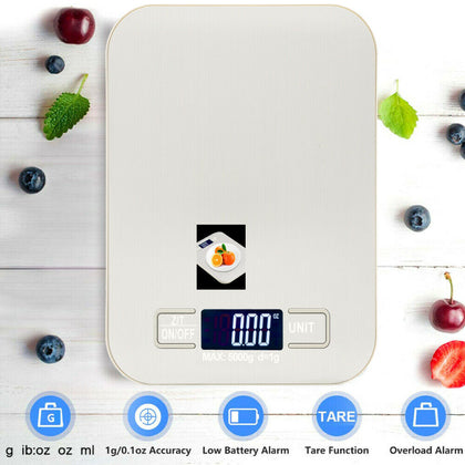 1g 5000g Electronic Pocket Digital LCD Weighing Scales Food Kitchen