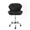Office Chair PU Leather Lift Swivel Chair Comfy Padded Seat Chair Armless Chairs