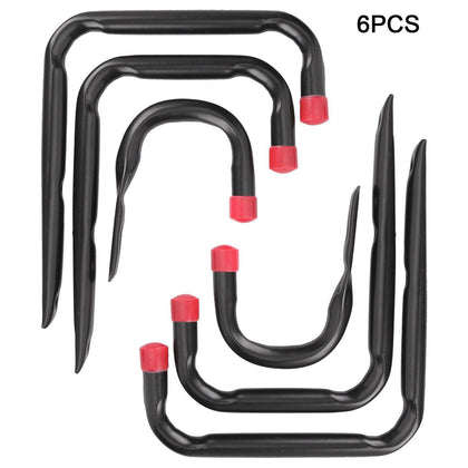 6 x Wall Mounted Assorted Storage Hooks Bikes Ladder Garage Shed Tools Garden UK