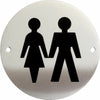 Metal Lavatory Restroom Washroom Toilet Door WC Sign Mens Ladies Unisex Disabled