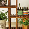 5 Tier Wooden Plant Flower Pot Display Stand Shelf Storage Rack Outdoor Indoor