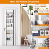 Over the Door Pantry Organizer 6-Tier Height Adjustable Wall Mounted Spice Rack