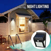 4X 40LED Solar Sensor Flood Lights Wall Outdoor Garden Path Fence Lamp Security