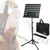 Heavy Duty Conductor Orchestral Sheet Music Stand Tripod Base Folding Holder+Bag