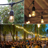 49 Ft Festoon Light Outdoor Lighting Garden String Main Heavy Duty UK Stock