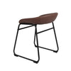 2X Heavy Duty Bar Stools PU Breakfast Stool Chairs Large Seat Kitchen Pub Brown