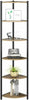 6 Tier Retro Corner Ladder Shelf Bookcase Display Storage Unit