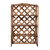 3-Tier Wooden Flower Stand Plant Holder Shelf Display Rack