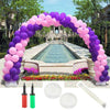 Extra Large Circle Balloon Arch Wedding Column Backdrop Stand Frame Kit 4.3x2.6M