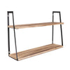 23" Wood Floating Shelf Wall Mounted Hanging Rack Display Corner Storage Shelves