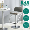 2X Rattan PU Bar Stools Breakfast Bar Chair Kitchen Stool Swivel Barstool