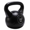 Vinyl Kettlebell Weight Fitness Home Gym Workouts Kettlebells 2KG-16KG Black