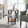 3 Tier Side Table, Bedside Table,Coffee Snack Table for Living Room/Bedroom,G