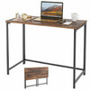 Folding Study Coffee Table Foldable Computer Desk Wooden Laptop Office Tables