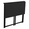 Foldable Vintage Industrial Metal Wooden Computer Desk Home Office Study Table