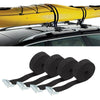 Pack of 4 Buckle Tie Down Lashing Strap Roof Rack Trailers Cargo 25mm X 5m Long