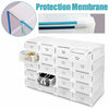 10x Clear Plastic Shoe Storage Boxes Drawer Stackable Foldable Durable Organiser