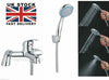 Luxury Bathroom Chrome Sink Bath Filler Tap Shower Mixer Taps with Hand Held