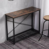 Industrial Hallway Side End Console Breakfast Bar Table Display Storage Stand L