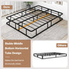 King Size Bed Frame Metal Mattress Foundation Platform Bed Frame Slat Support