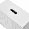 Wooden White/Grey Small Toilet Cleaning Product Storage Tidy Box Unit