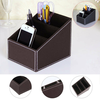 TV Air Conditioner Remote Control Holder Desktop Storage Case Organizer Décor