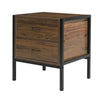 Industrial Bedside Table Rustic Wood Nightstand Lamp Table Side End Coffee Table
