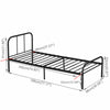 3FT Single Metal Bed Frame Strong Structure Bedstead Bedroom For Adult Kids