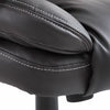 Height Adjustable Office Chair PU Leather Swivel Rolling Seat