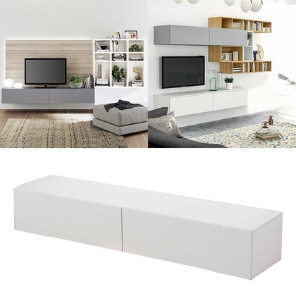 Wall Mounted TV Cabinet Furniture Entertainment Unit Body 140 or 180cm Floating