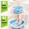 Folding Foot Spa Pedicure Wet Bath Bubble Massage Bucket Feet Therapy FootSpa UK
