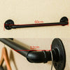 Vintage Furniture Towel Rail Clothes Rail Hanger Rustic Iron Pipe Handrail