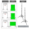 Photography Adjustable 2X3M Background Support Stand Backdrop Stand w/ Bag UK