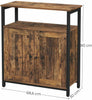 Industrial Style Storage Cabinet Cupboard Slim Unit Small Sideboard Vintage