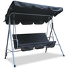 3 Seater Swinging Hammock Bench Seat Outdoor Garden Patio Furniture Steel Frame