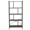 Vintage industrial 5 Tier Bookshelf Storage Rack Ladder Shelf Organizer Stand