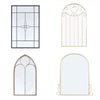 Window Style Mirror Home Decoration Wall Mount Fireplace Hallway Outdoor Mirror