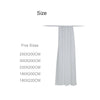 Shower Curtain Plain White Extra Wide Extra Long Standard With Hooks Ring