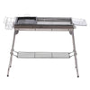 Outsunny Portable Folding Charcoal BBQ Grill Stainless Steel Camp Picnic Cooker