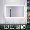 Large LED Bathroom Mirror With Lights Touch Sensor Demister IP44 1000 x 600mm