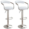 Broadway Bar Stools Faux Leather Modern Breakfast Kitchen Barstool Swivel