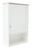 Grade A - Single Mirror Bathroom Cabinet Cupboard Door Open Shelf Storage Unit