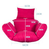 Garden Patio Hanging Egg Swing Chair Seat Pad Replacement Cushion Indoor Outdoor