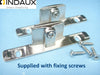 Genuine INDAUX Kitchen Drawer Front Fixing Brackets,pair Including Fixing Screws