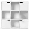 9 Cube Bookcase Shelving Display Storage Unit Wooden Organiser Cupboard Cabinet