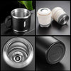 Thermos Bottle Coffee Office Travel Mug Vacuum Insulated Stainless Leakproof