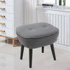 Modern Fabric Sofa Stool Upholstered Foot Rest Padded Seat Accent Chairs Lounge